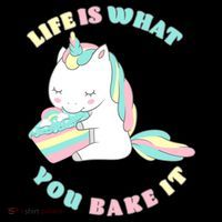 Life Is What You Bake It Unicorn Impact Tech Backpack