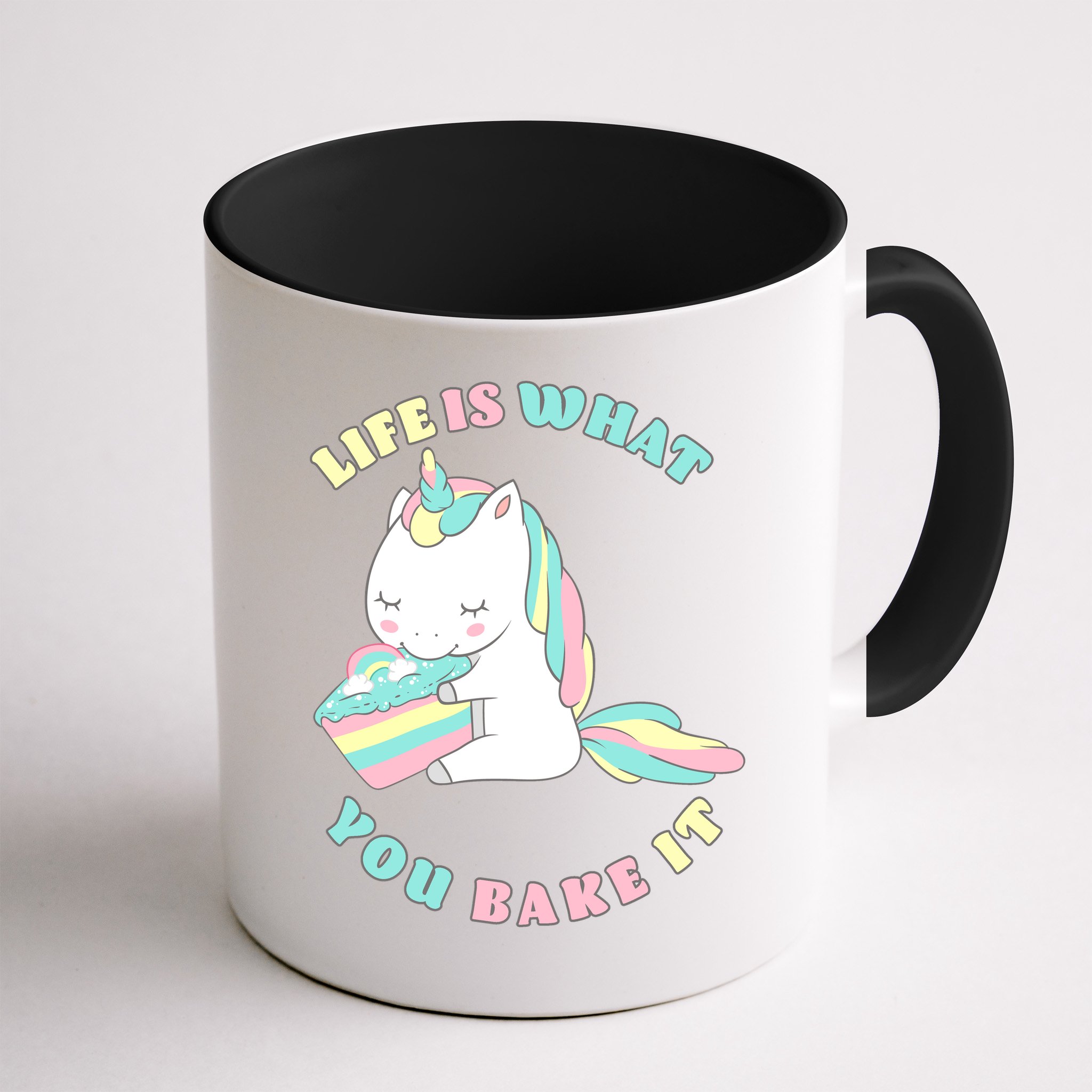Life Is What You Bake It Unicorn Mug