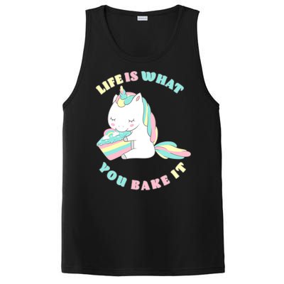 Life Is What You Bake It Unicorn PosiCharge Competitor Tank