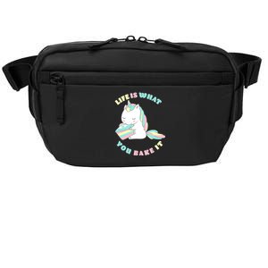 Life Is What You Bake It Unicorn Crossbody Pack