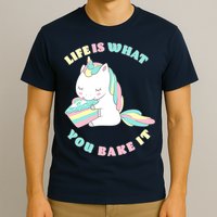 Life Is What You Bake It Unicorn T-Shirt