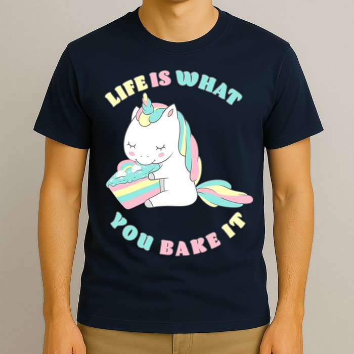 Life Is What You Bake It Unicorn T-Shirt
