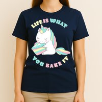 Life Is What You Bake It Unicorn T-Shirt