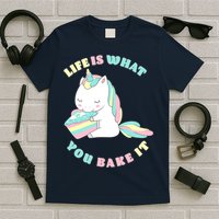Life Is What You Bake It Unicorn T-Shirt
