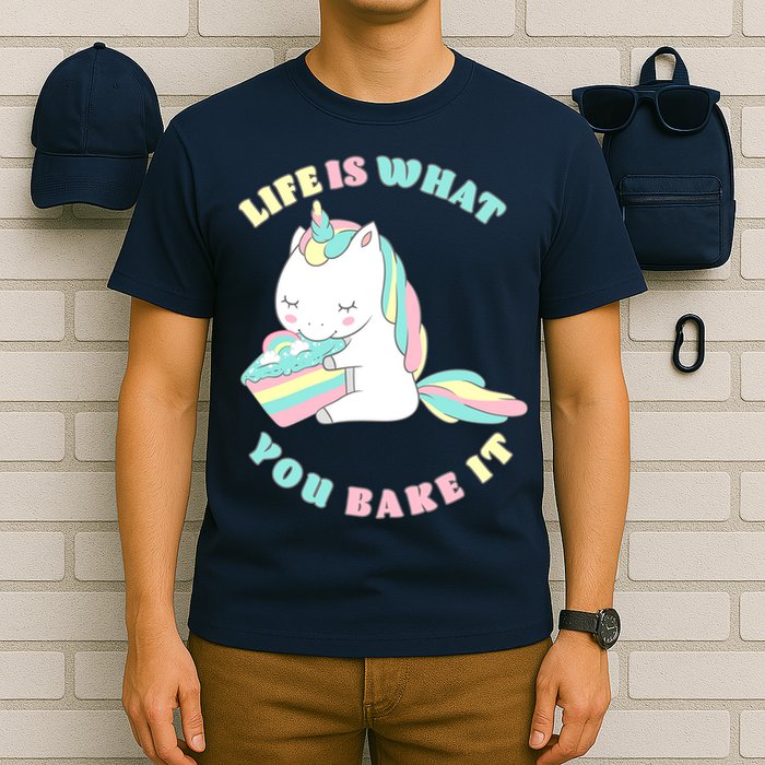 Life Is What You Bake It Unicorn T-Shirt