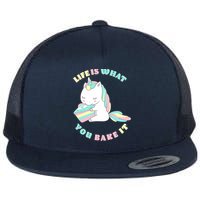 Life Is What You Bake It Unicorn Flatbill Hat
