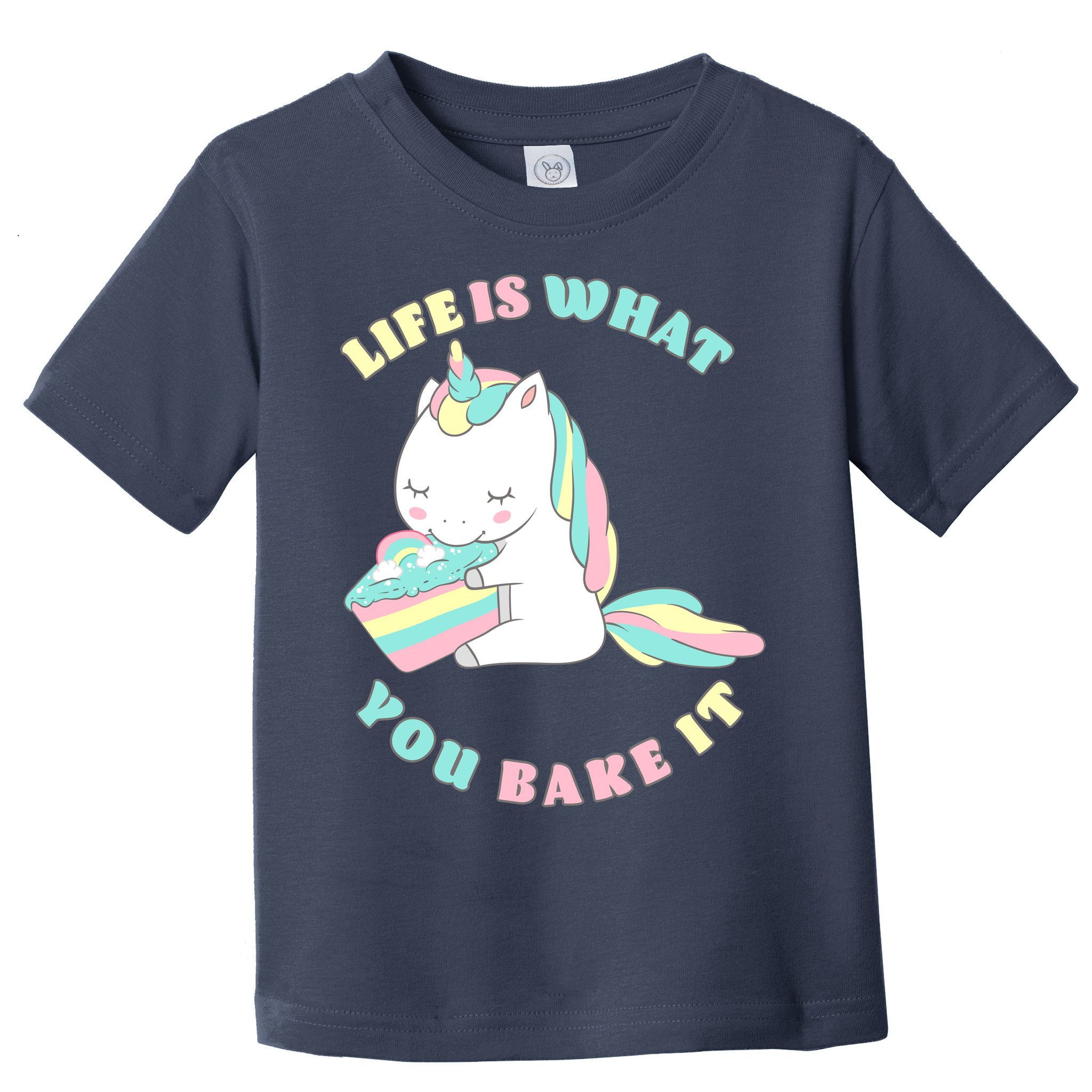 Life Is What You Bake It Unicorn Toddler T-Shirt