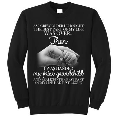 Life Just Begun With My First Grandchild Sweatshirt