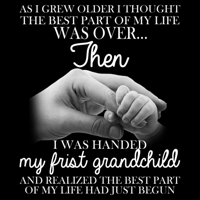 Life Just Begun With My First Grandchild Sweatshirt