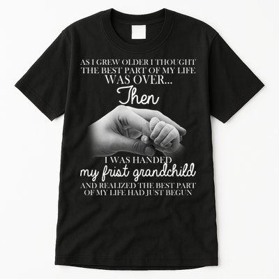 Life Just Begun With My First Grandchild Tall T-Shirt