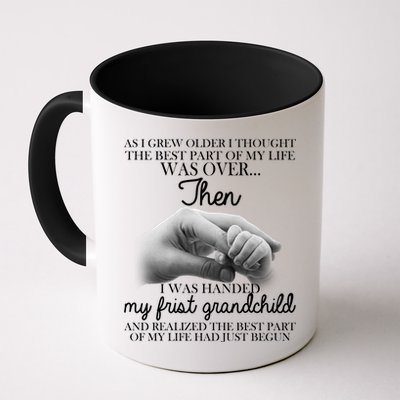 Life Just Begun With My First Grandchild Mug