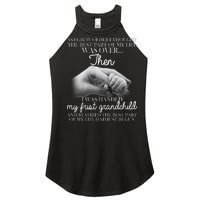 Life Just Begun With My First Grandchild Women's Perfect Tri Rocker Tank