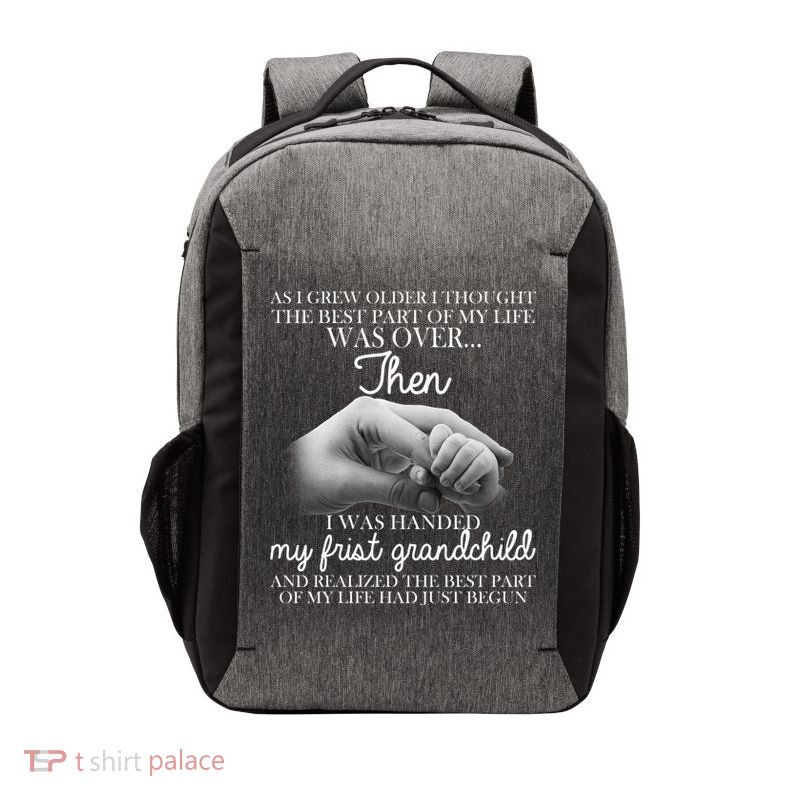 Life Just Begun With My First Grandchild Vector Backpack