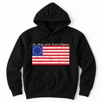 Life Liberty And The Pursuit Of Happiness Flag Hoodie