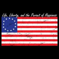 Life Liberty And The Pursuit Of Happiness Flag Hoodie