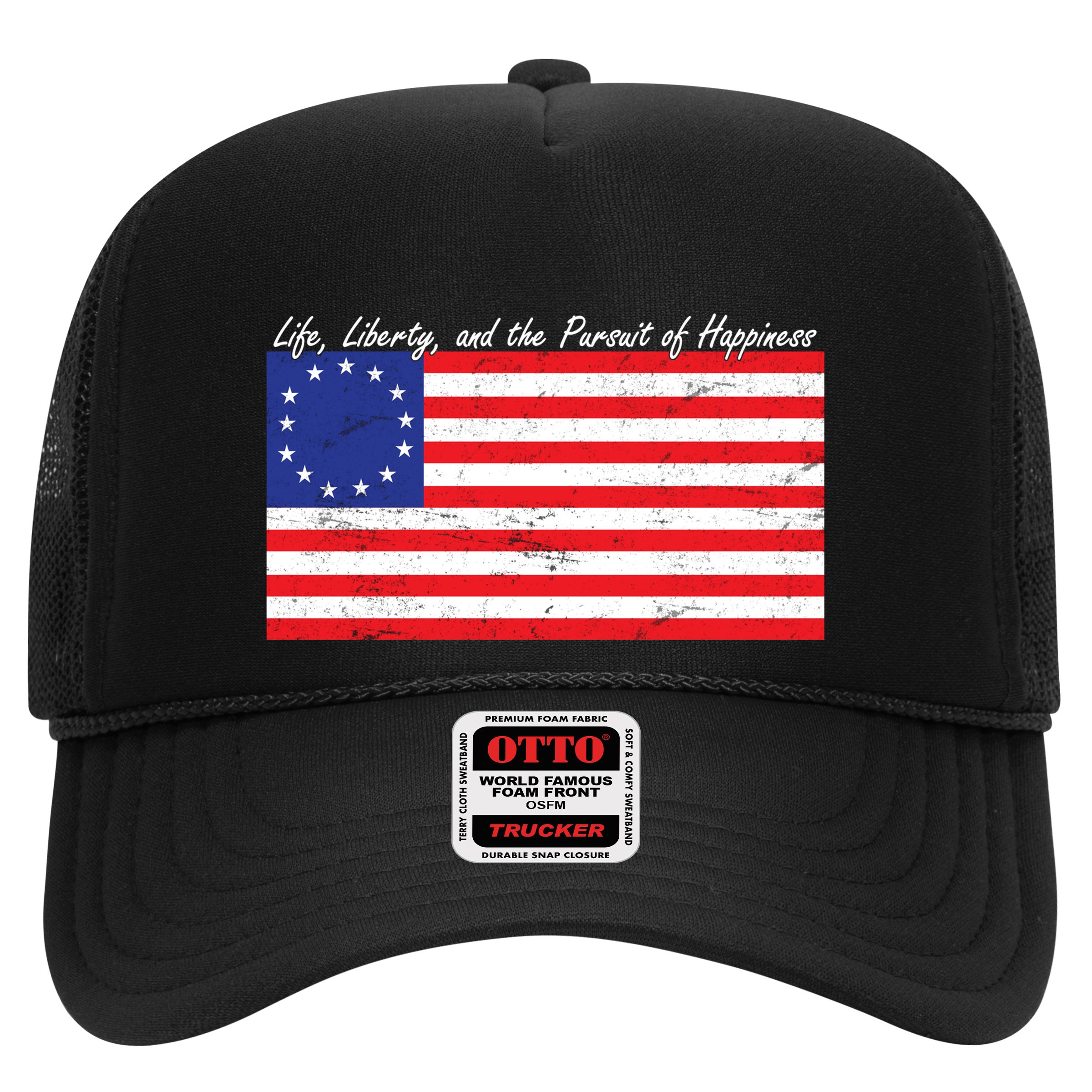 Life Liberty And The Pursuit Of Happiness Flag Hat