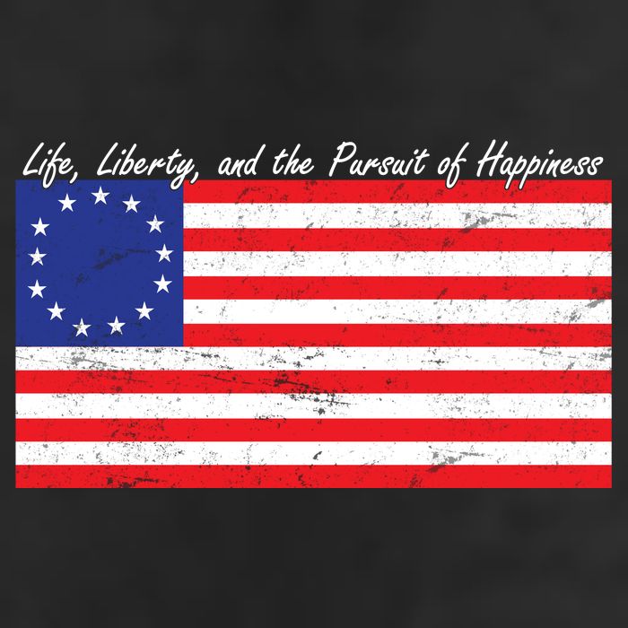 Life Liberty And The Pursuit Of Happiness Flag Hat