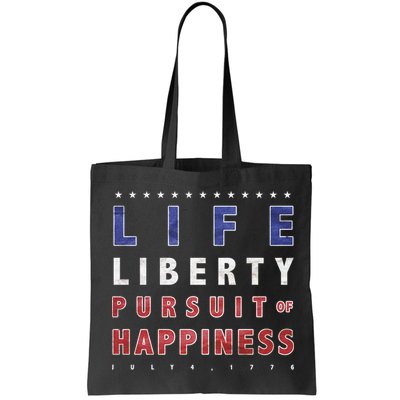 Life Liberty Pursuit Of Happiness Bag