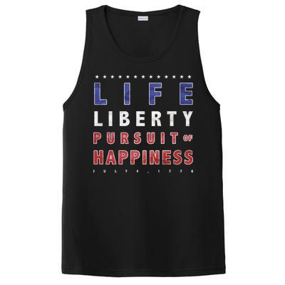 Life Liberty Pursuit Of Happiness PosiCharge Competitor Tank