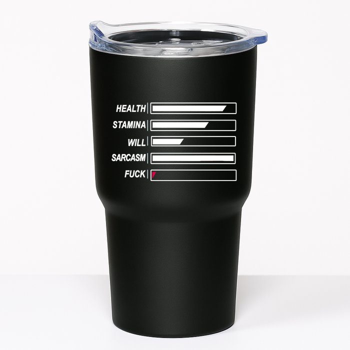 Life Status Bar Tumbler