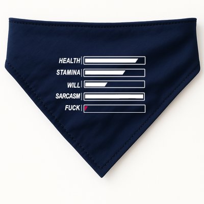 Life Status Bar USA-Made Doggie Bandana