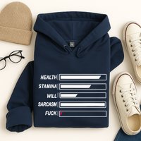 Life Status Bar Hoodie