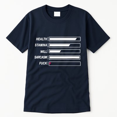 Life Status Bar Tall T-Shirt