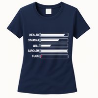 Life Status Bar Womens T-Shirt