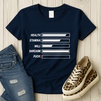 Life Status Bar Womens T-Shirt