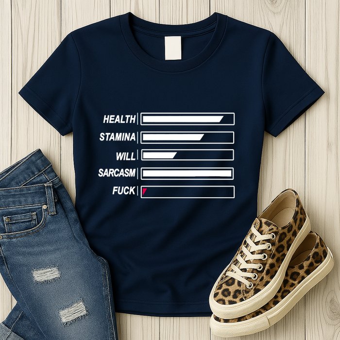 Life Status Bar Womens T-Shirt