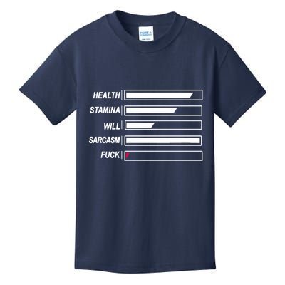 Life Status Bar Kids T-Shirt
