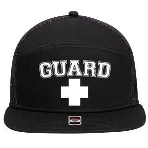 Lifeguard  7 Panel Mesh Trucker Snapback Hat