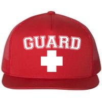 Lifeguard  Flat Bill Trucker Hat