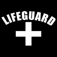 Lifeguard Cross Logo Drawstring Bag