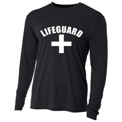 Lifeguard Cross Logo Cooling Performance Long Sleeve Crew