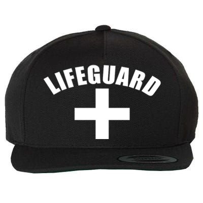 Lifeguard Cross Logo Wool Snapback Cap