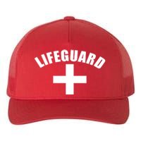 Lifeguard Cross Logo Yupoong Adult 5-Panel Trucker Hat