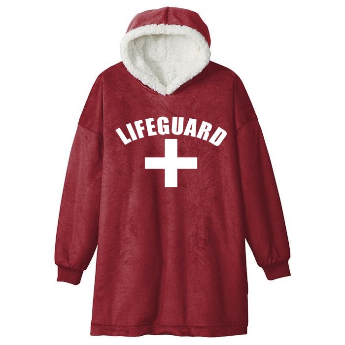 Lifeguard Cross Logo Hooded Wearable Blanket