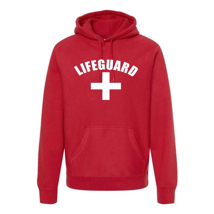 Lifeguard Cross Logo Premium Hoodie