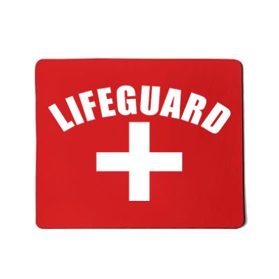 Lifeguard Cross Logo Mousepad