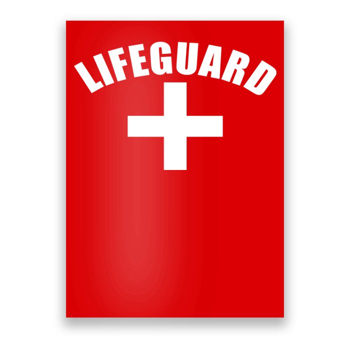 Lifeguard Cross Logo Poster