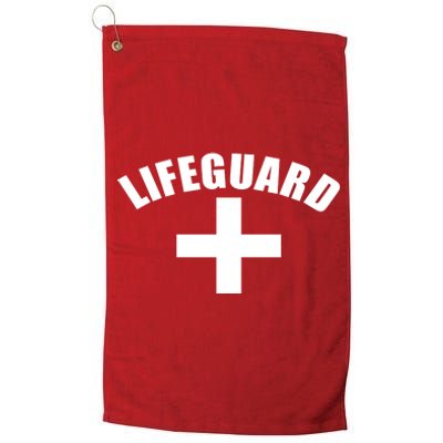 Lifeguard Cross Logo Platinum Collection Golf Towel