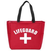 Lifeguard Cross Logo Zip Tote Bag