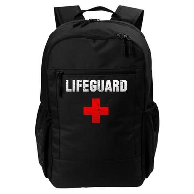 Lifeguard Vintage Logo Daily Commute Backpack