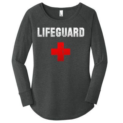 Lifeguard Vintage Logo Women's Perfect Tri Tunic Long Sleeve Shirt