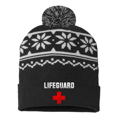 Lifeguard Vintage Logo USA-Made Snowflake Beanie