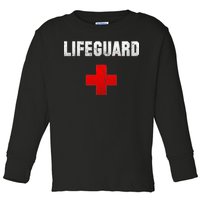 Lifeguard Vintage Logo Toddler Long Sleeve Shirt