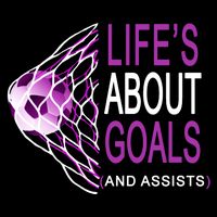 Life's About Goals And Assist Soccer Quote Mesh Reversible Basketball Jersey Tank