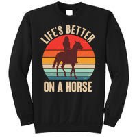 Life's Better On A Horse Cowgirl Vintage Sweatshirt