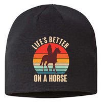 Life's Better On A Horse Cowgirl Vintage Sustainable Beanie